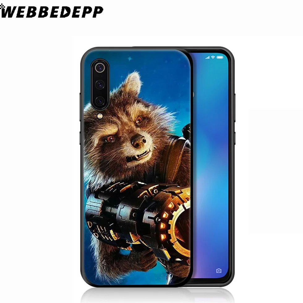 WEBBEDEPP Guardians for Galaxy Groot Soft Case Xiaomi Mi 9T 9 8 SE 6 A1 A2 A3 Lite MiA1 MiA2 MiA3 F1 MAX 3 Mi8 CC9E CC9 |