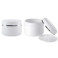 10pcs refillable travel face cream lotion cosmetic container sample bottle 10203050100250g plastic empty makeup jar pot