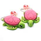 Животный принт Черепашки-ниндзя USB флэш-накопитель 4GB8GB16GB32GB64GB с короткими рукавами бирюзового цвета Memory Stick милые флэш-накопитель Usb накопитель u-диск