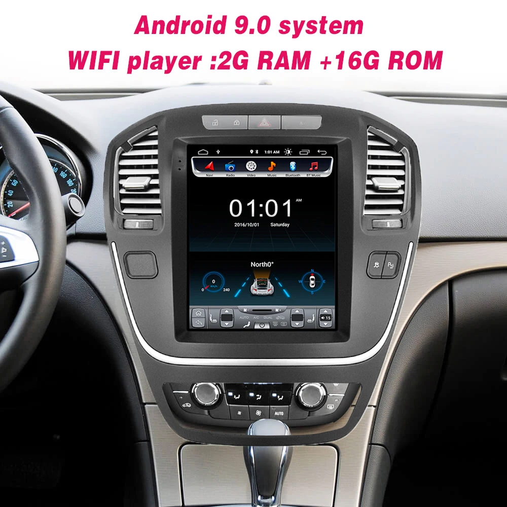 Android 9 0 2G ram Автомобильный gps Мультимедиа Стерео радиоплеер для Buick opel insignia 2009 2013