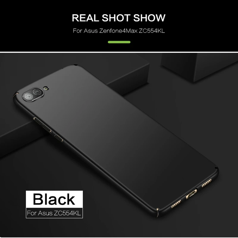 Оригинальный чехол для Asus Zenfone 4 Max ZC554KL Plus жесткий чехол-накладка телефона из ПК