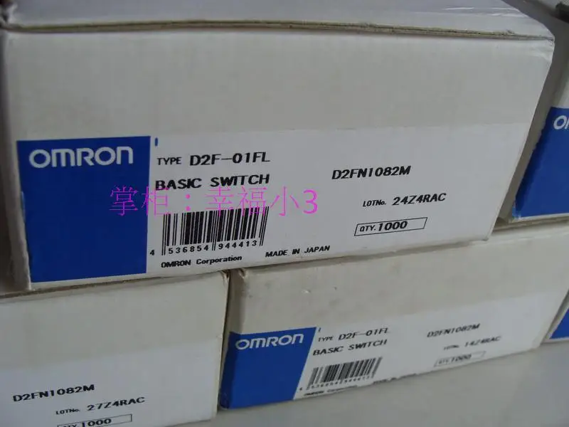 10pcs/lot 100% original made in Japan Omron mouse micro switch D2F-01FL button gray dot lifetime 10 millions times 0.74N | Компьютеры и