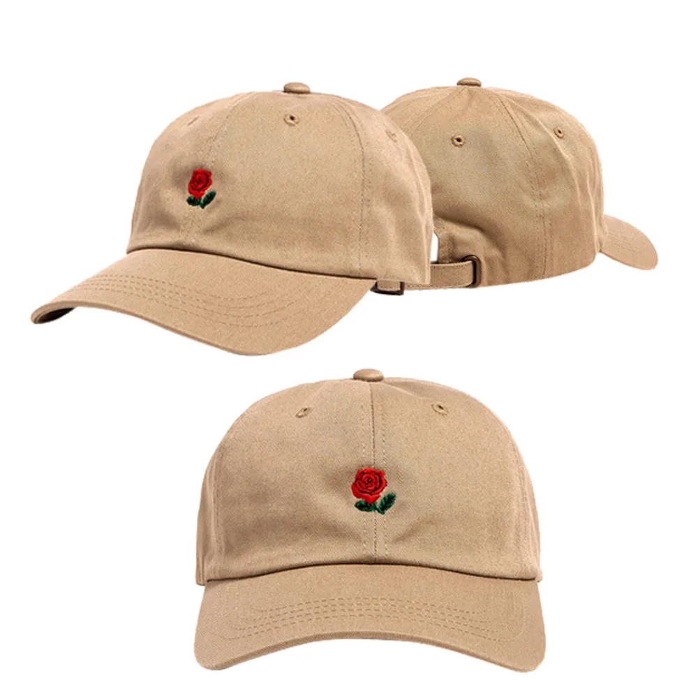 

The Hundreds Rose Embroidered Hat Baseball Cap Fashion 2017 Unique Adjustable Embroidered Rose Casual Hats