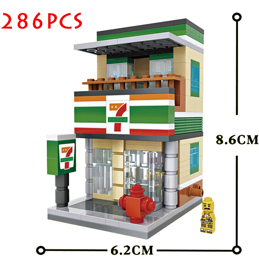 LOZ развивающая 3D игра DIY Pulzze Seven eleven строительные блоки 3 D Puzles подарок для мужчин