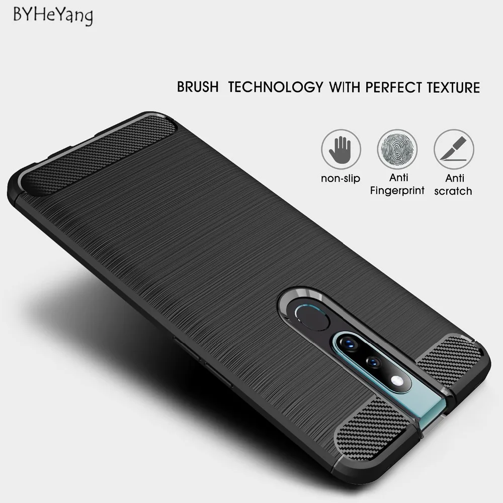 Для OPPO F11 Pro Чехол 6 53 дюймов Мягкий силиконовый чехол TPU Чехлы из углеродного