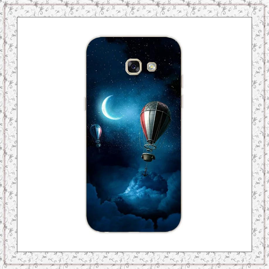 fire balloon Для samsung Galaxy A5 Мягкий силиконовый чехол с принтом милые Чехлы для samsung A 5 A520F 5," Fundas Coque противоударный чехол - Цвет: fire balloon