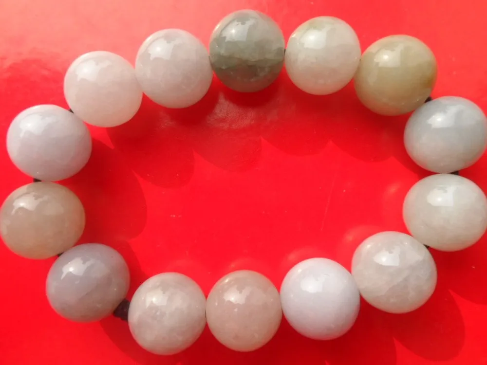 Natural jade beads multicolor A goods | Украшения и аксессуары