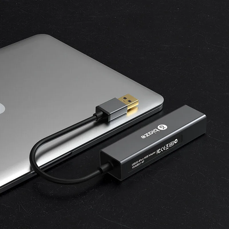 Biaze 4 порта мини USB концентратор 3 0 высокоскоростной разветвитель 5 Гбит/с GL3520 для