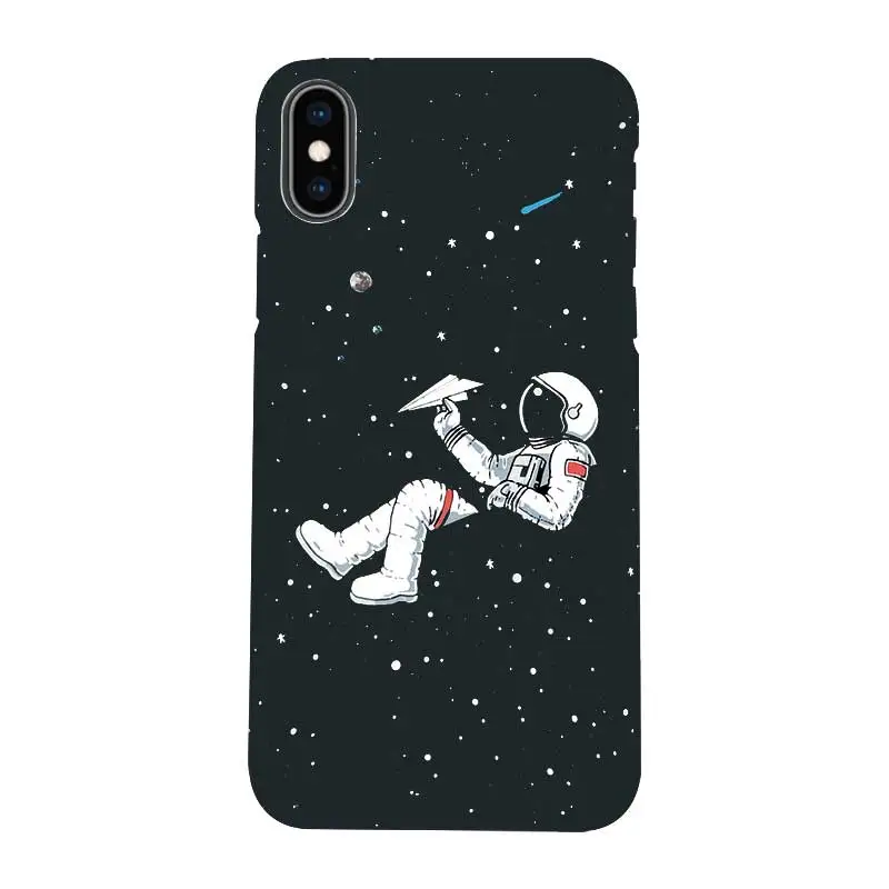Чехол для телефона Boucho iphone 6 6s 7 8 Plus чехлы с изображением космонавтов в космосе X XS