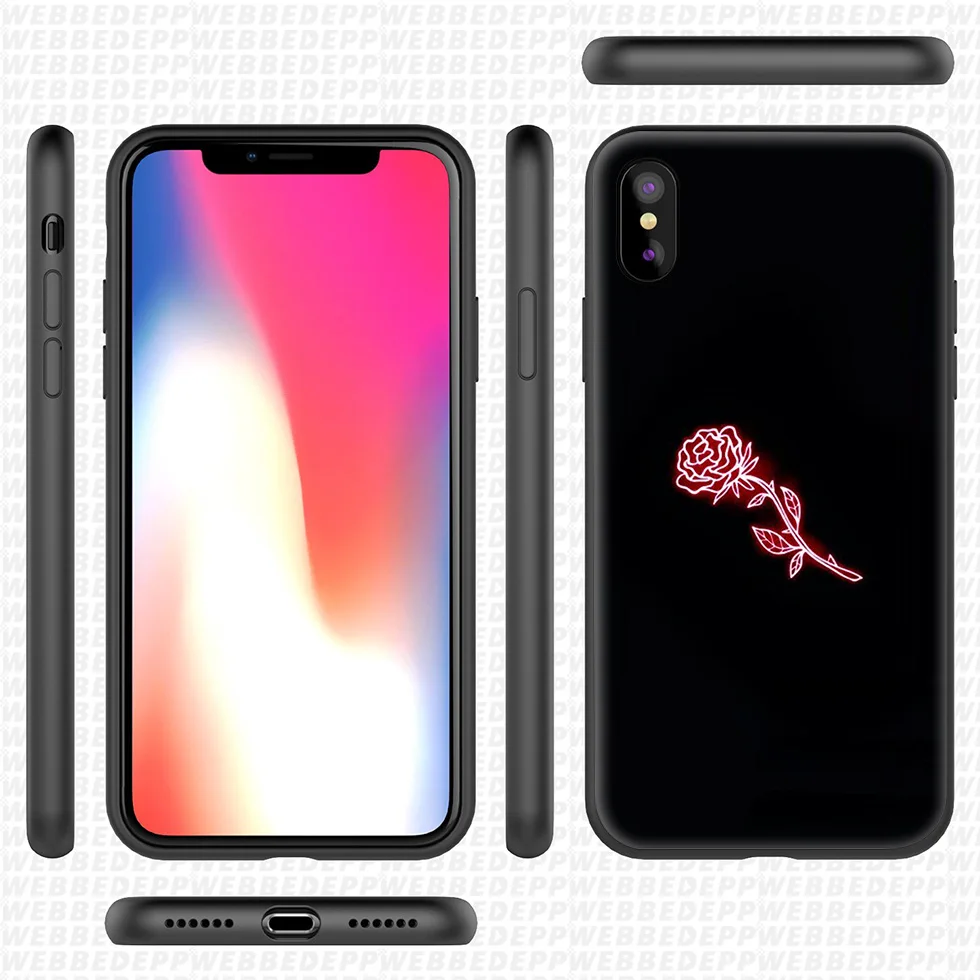 WEBBEDEPP Markul Rapper Soft Silicone Case for iPhone 11 Pro Xr Xs Max X or 10 8 7 6 6S Plus 5 5S SE |