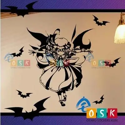 Аниме Touhou Project REMILIA SCARLET виниловые наклейки на стену Декор для дома декоративный
