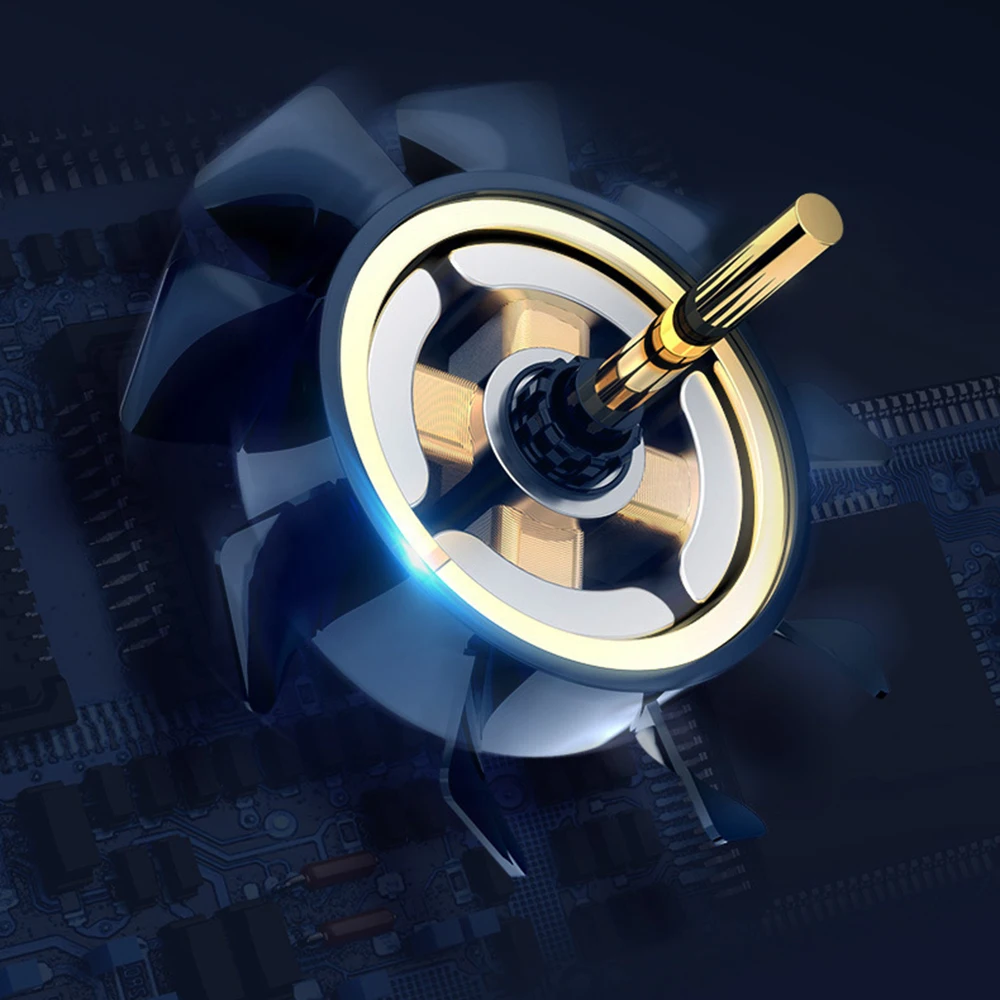 Портативный охлаждающий вентилятор с Micro USB бесшумный мини кулер радиатор для