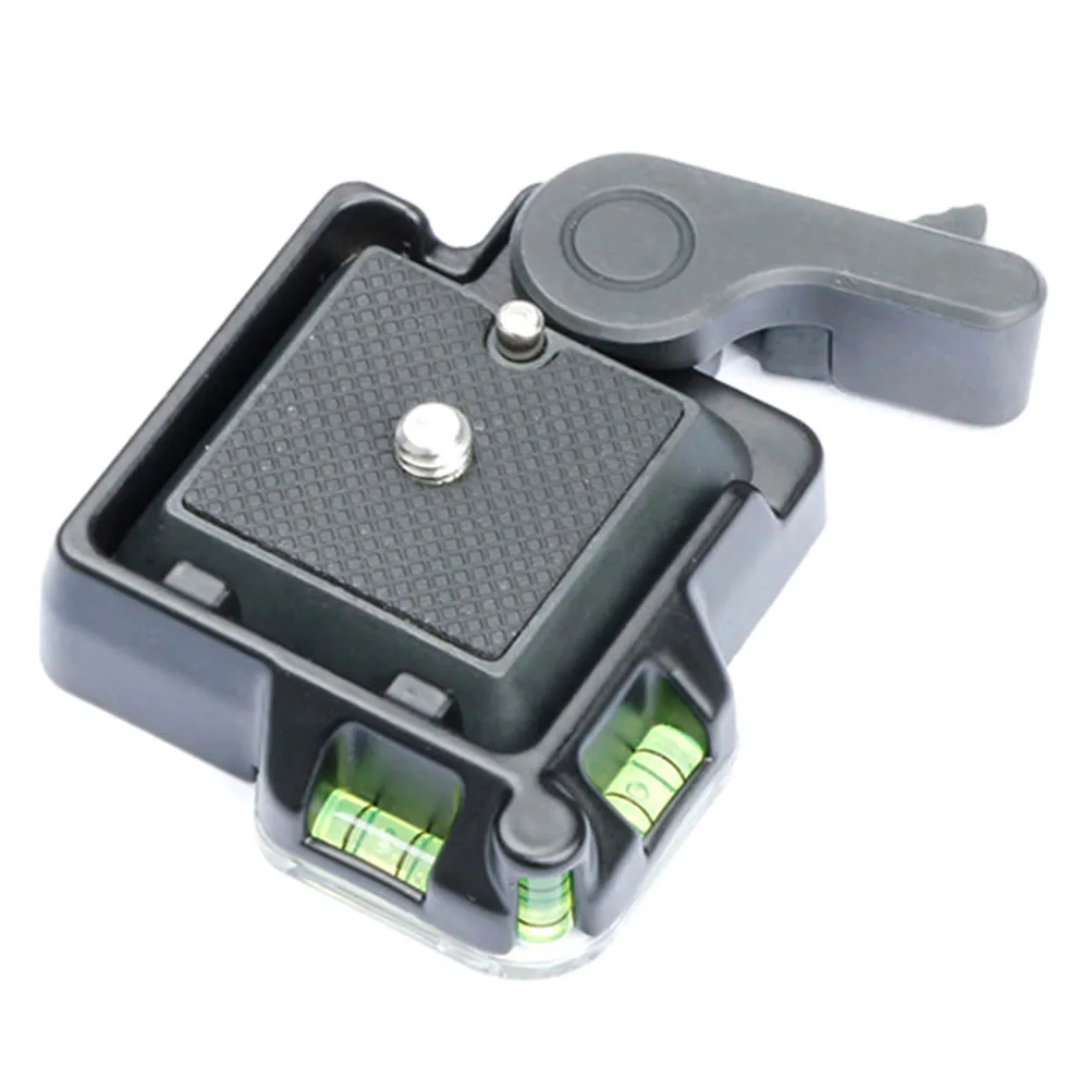 

Новая БЫСТРОРАЗЪЕМНАЯ пластина для видеокамеры, зажим-адаптер с пластиной, двойная кнопка страховки для штатива DSLR, монопод с шаровой голов...