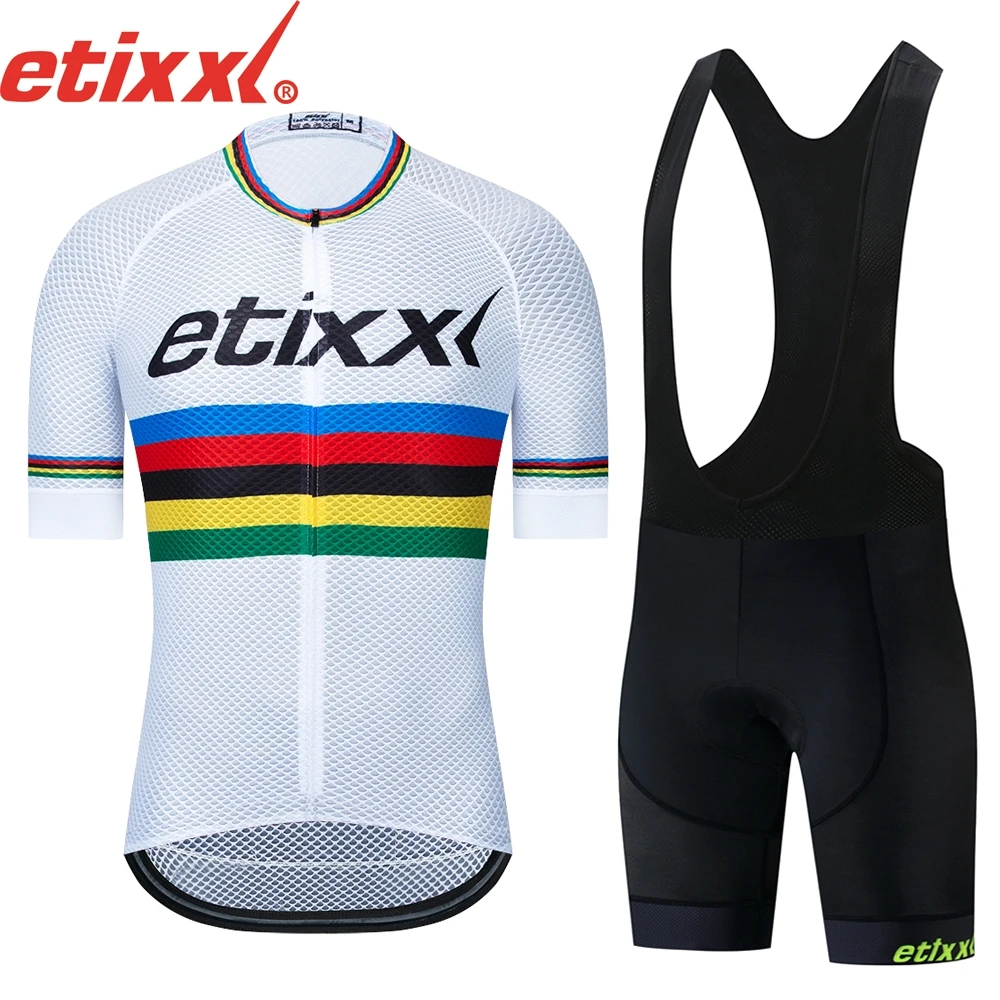 

2022 Summer Strava New Cycling Jersey Short Sleeve Set Maillot Ropa Ciclismo Uniformes Quick-dry Bike Clothing MTB Cycle Clothes