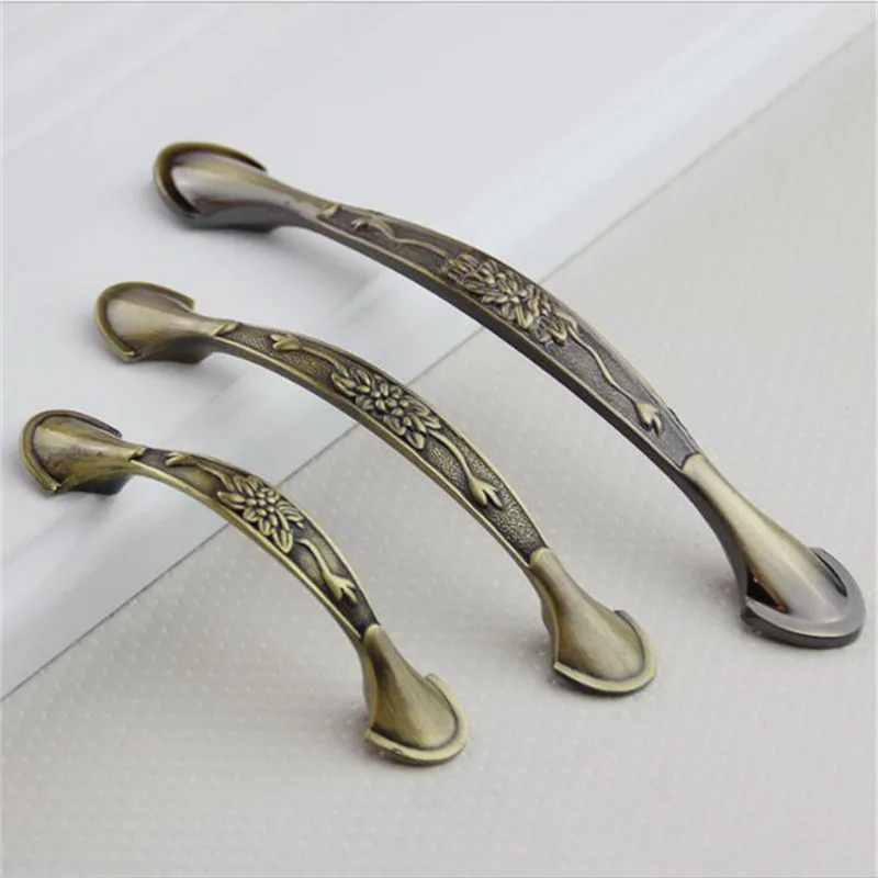 Zinc Alloy European style Kitchen Cupboard Door handle Pulls Drawer Knobs Fashion Furniture Handles for furniture Hardware | Обустройство