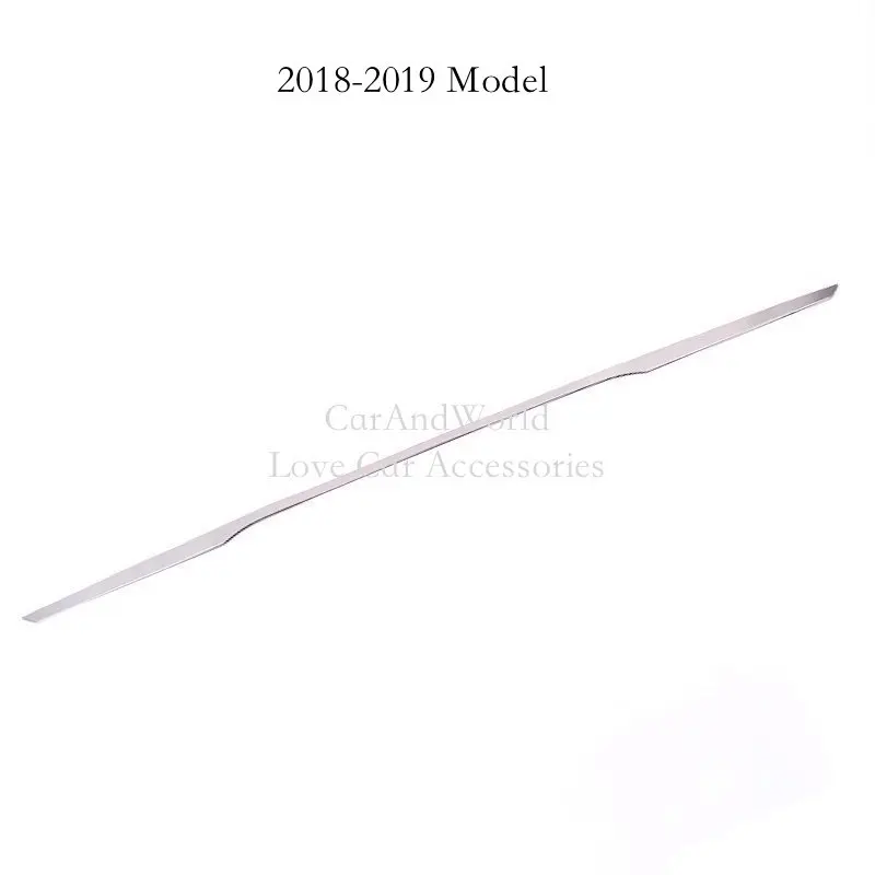 Stainless Steel Car Rear Trunk Cover Trim Decoration Tailgate Frame Garnish Strip for Volvo XC60 2011 Auto Accessories