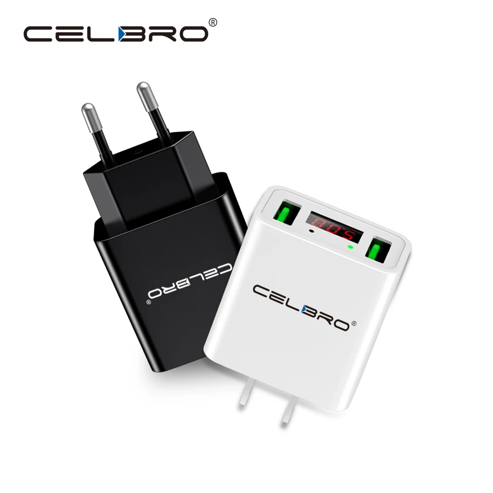 Светодиодный дисплей Usb настенное зарядное устройство адаптер двойной порт 2 usb тестер напряжения тока смарт-зарядное устройство для мобильного телефона для iphone samsung xiaomi