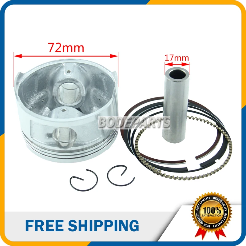 Комплект колец для мотоцикла HH136 72 мм 17 CF250CC CF250 с водяным охлаждением