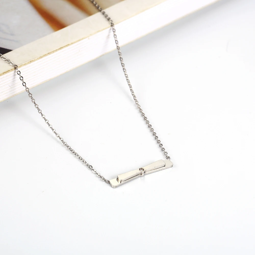 Ожерелье с подвеской в форме сердца OUFEI ювелирные изделия из нержавеющей стали