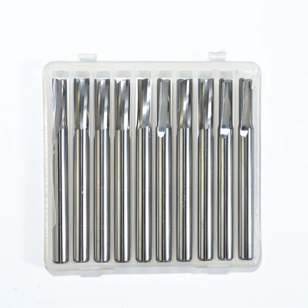 4 мм * 12 мм-10 шт. твердосплавная Концевая фреза с ЧПУ деревообрабатывающий