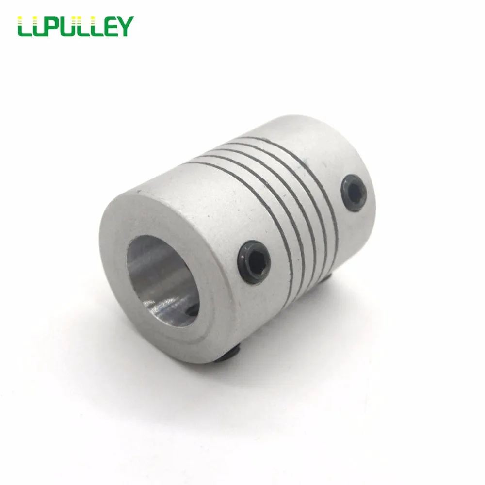 LUPULLEY Гибкая рукоятка Φ D19 * L25 гибкая челюсть 3/4/5/6/6.35/7/8/10 мм ЧПУ шаговый двигатель