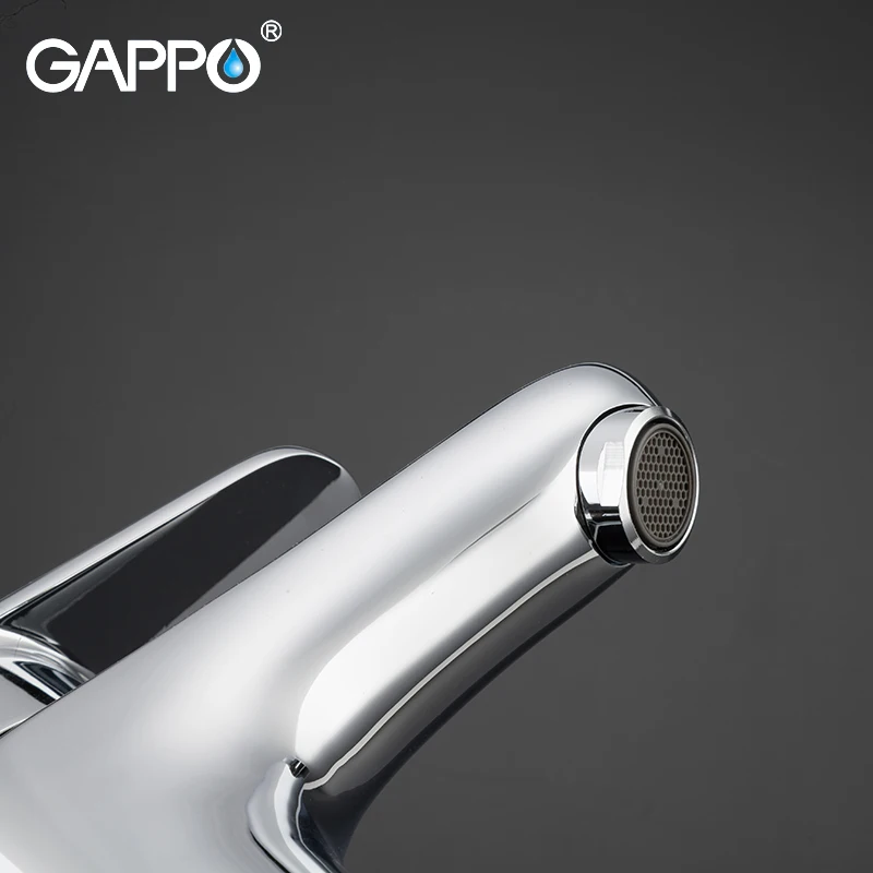 Смесители для раковины GAPPO хромированный кран с одним отверстием крепления на