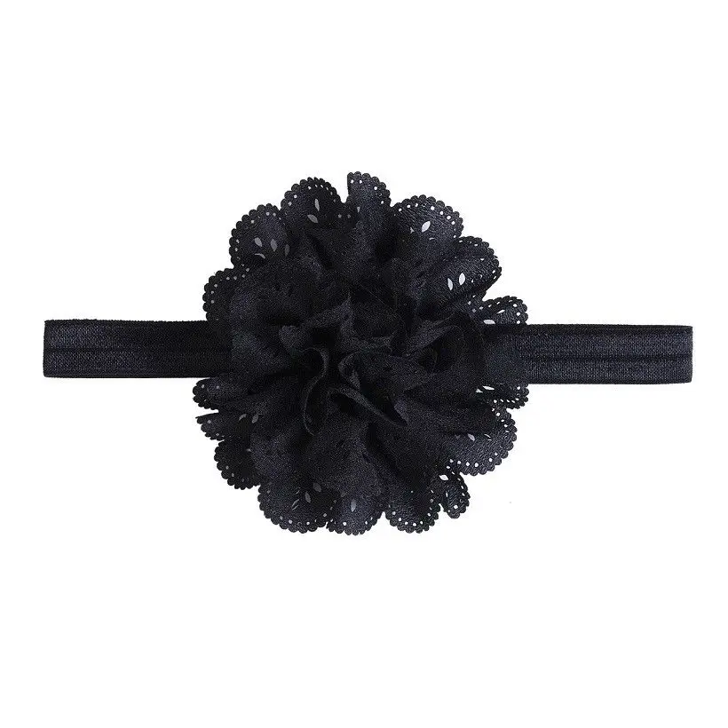 8 видов цветов в наличии милая эластичная вязаная повязка на голову с цветочным