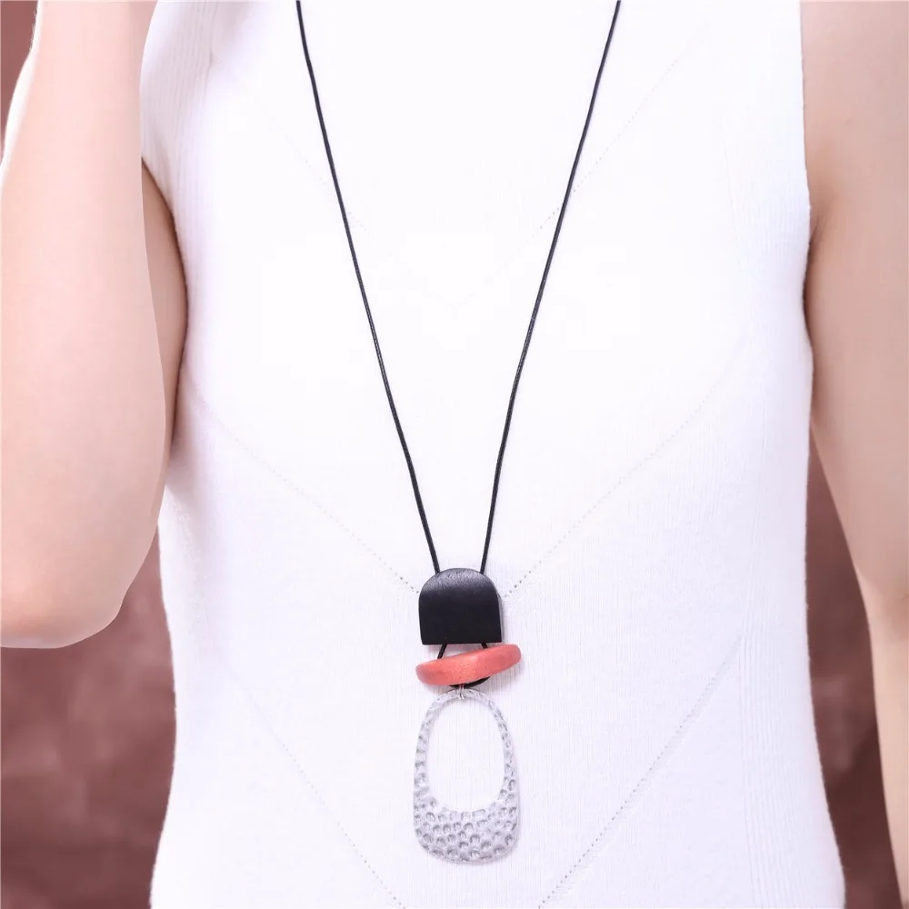 Красивый Деревянный Бусины кулон женщина основа для кулонов и ожерелья