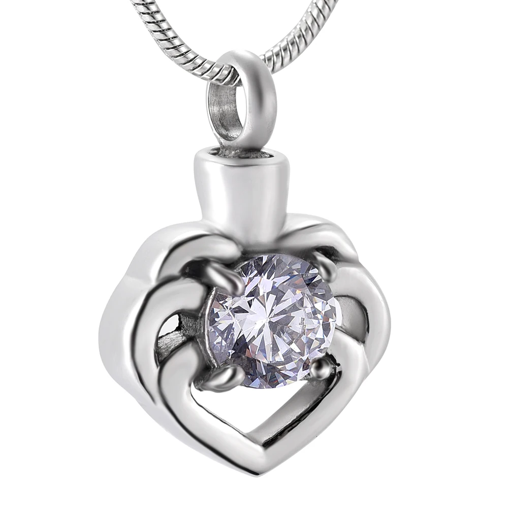 

Heart Cremation Urn Pendant Memorial Keepsake Urn Pendant Necklace Cremation Ashes Jewelry Funeral Casket