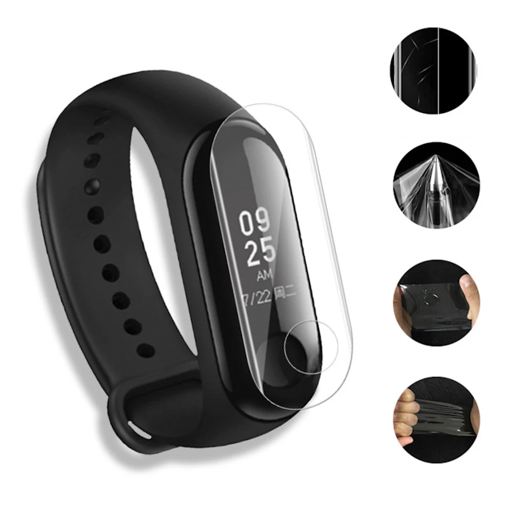 10 шт. Makibes и защитная пленка для экрана Mi Band 3 умный браслет 2 защитные пленки не