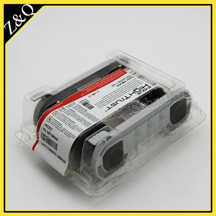Дешевая оригинальная Лента Evolis R5F008SAA YMCKO с пятью цветными панелями для