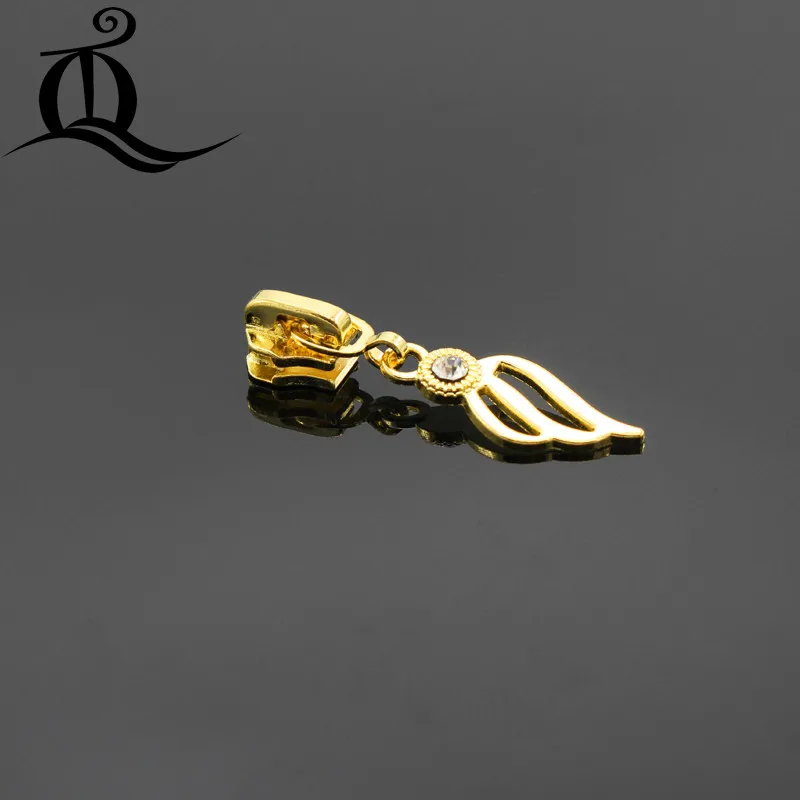 5 # оптовая продажа 10 шт. золотые слайдеры на молнии металлические жемчужные