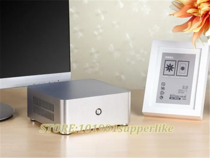 DEBROGLIE 1 шт. H60 itx корпус ПК с алюминиевым корпусом HTPC для мини ITX материнская плата