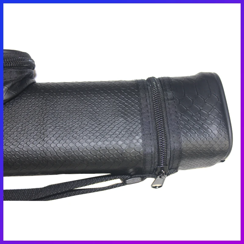 Чехол WOLFIGHTER для бильярдного кия черный с 3 отверстиями 1 ячейка 2 вала аксессуары