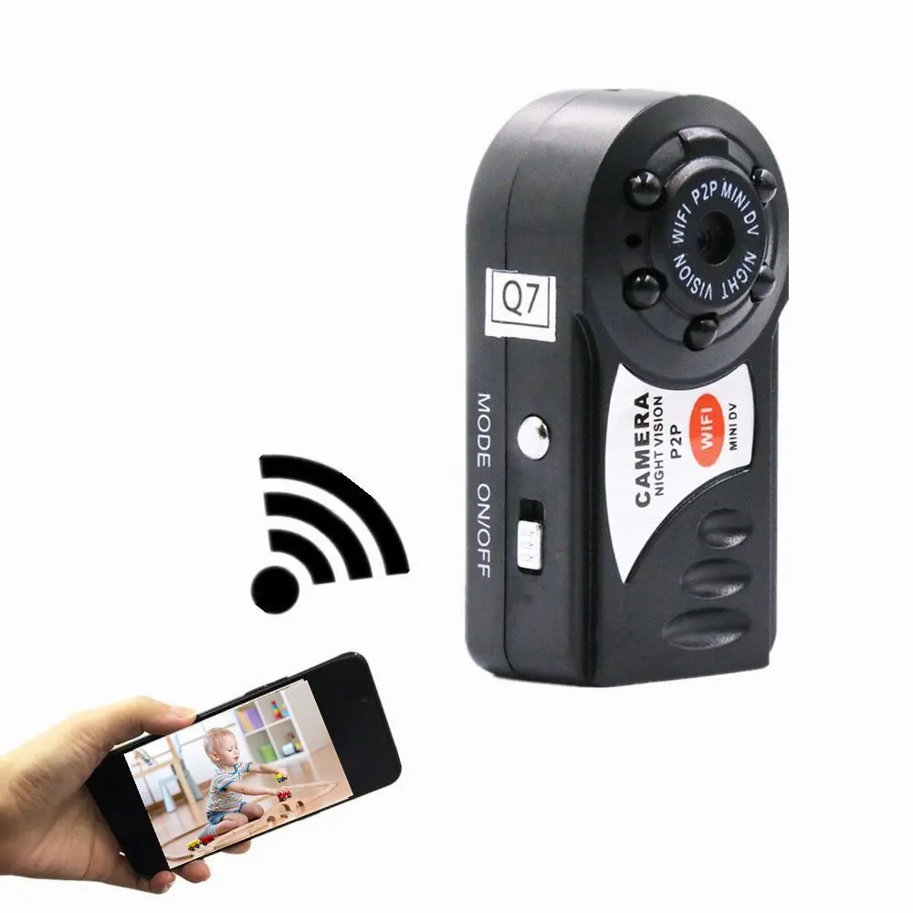 Бесплатная доставка Лидер продаж 720 P HD mini Wi Fi dvr беспроводных ip камер видеокамера