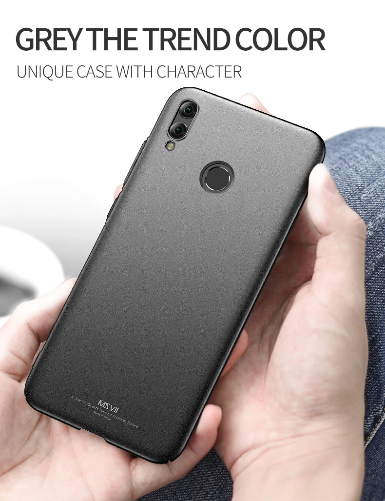 Huawei Honor 8X чехол msvii Роскошный ультра-тонкий на ПК полный защитный чехол для телефона для huawei Honor 8X max чехол honor 8X8 X чехлы