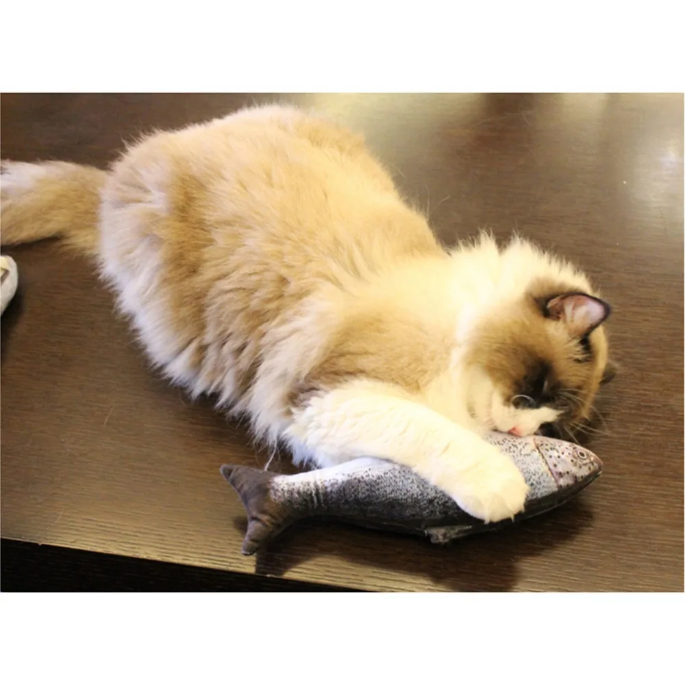 Looey Pet плюшевые Креативные 3D Карп Рыба Форма кошка игрушка подарок милая имитация
