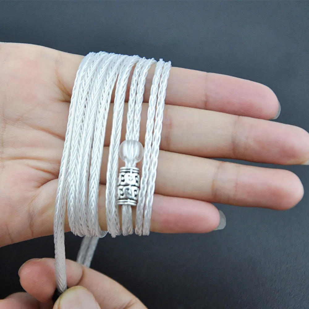 

AK New QDC Upgrade Cable 2.5mm/3.5mm Silver Plated Earphone Cable Wire For QDC Connector In-ear Earphones Cable