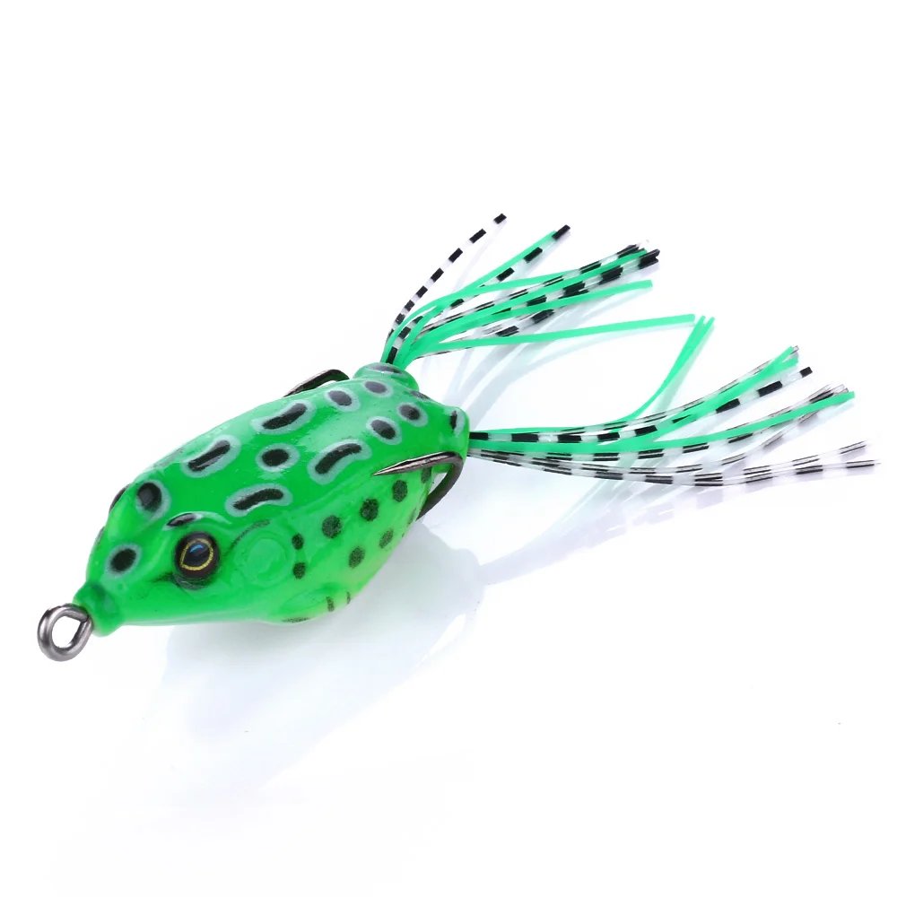 100pcs Topwater 5.5CM 8G Japan frog fishing baits pike lures soft squid plastic wobble isca pesca tackles | Спорт и развлечения