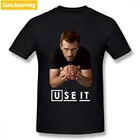 Мужская хлопковая футболка Dr House MD с круглым вырезом и короткими рукавами, размера плюс, Прямая поставка