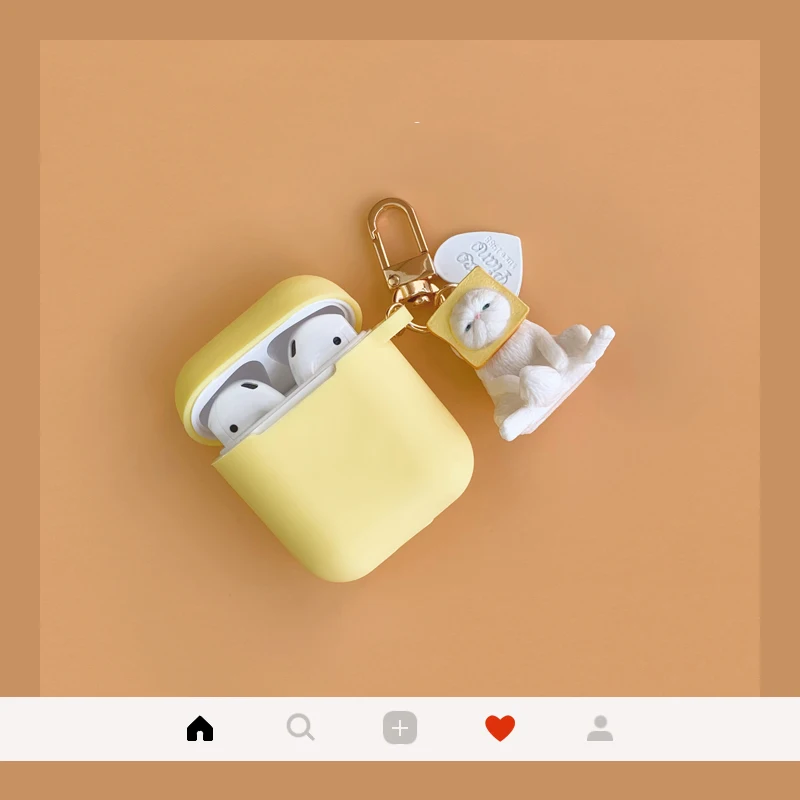 Защитный чехол для AirPods силиконовый мягкий беспроводной гарнитуры Bluetooth Женский