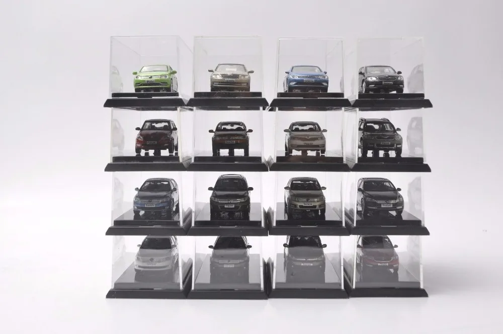 Набор из шестнадцать 1: 64 литая под давлением модель для Volkswagen VW& Skoda 30-летие подарки Touran Tiguan Polo Passat Santana Lamado и т. Д