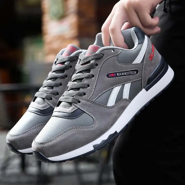 6238 Grey(PU) Лидер продаж; легкая обувь из сетчатого материала для мужчин; прогулочная обувь; мужские летние уличные мокасины для взрослых; мужская обувь - Цвет: 6238 Grey(PU)