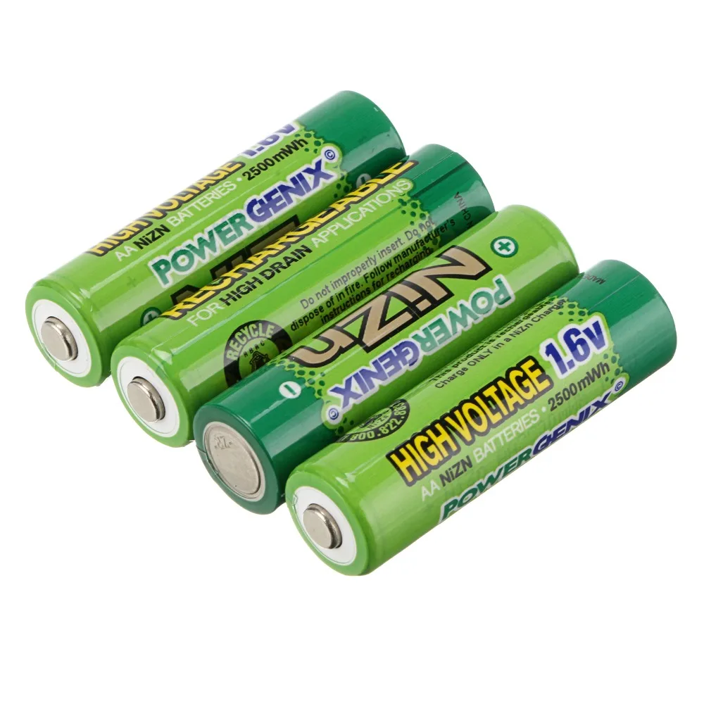 Экономичная перезаряжаемая батарея Ni Zn 12 шт. 2500 МВтч 1 6 в AA 2 A|rechargeable battery|battery abattery
