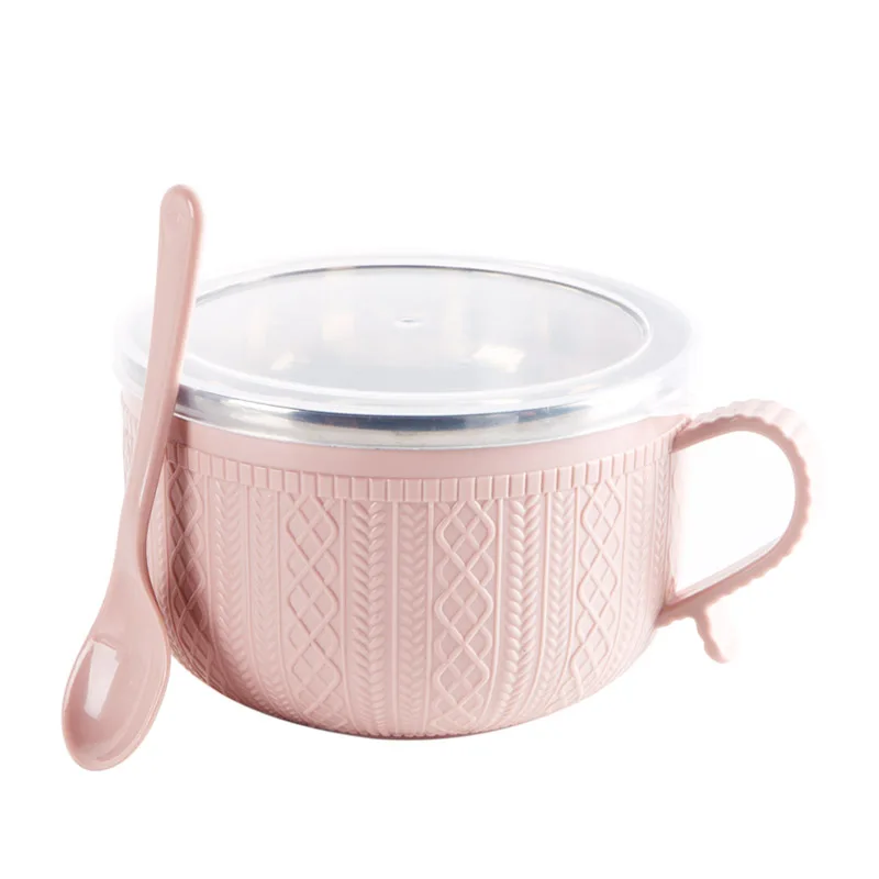 Большая миска из нержавеющей стали для быстрого приготовления риса с крышкой