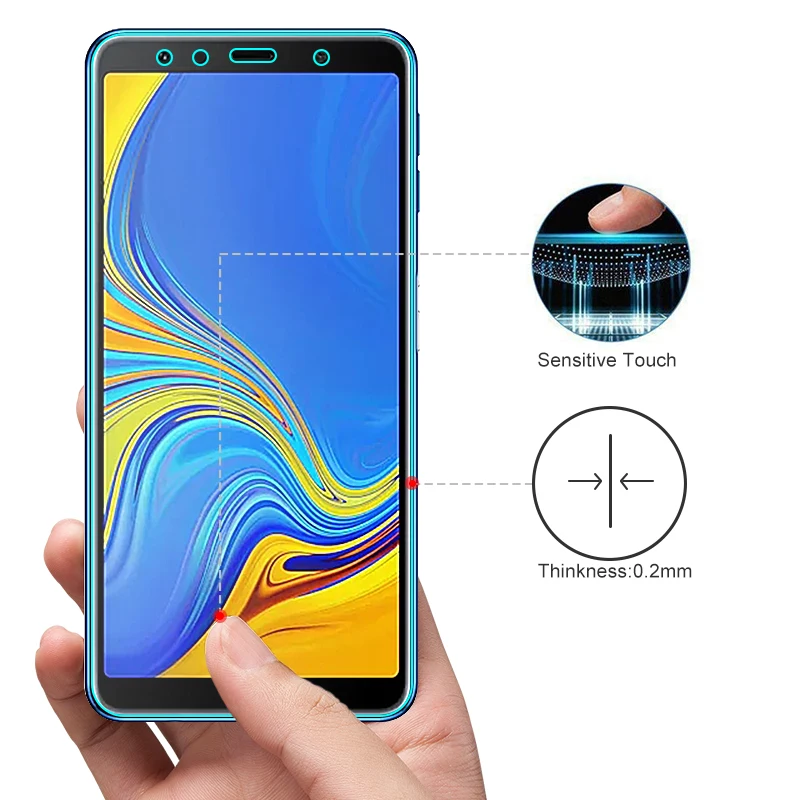 Для Samsung A7 2018 стекло Ультра тонкое закаленное для Galaxy A9 M40 M30 M10 M20 Защитная пленка