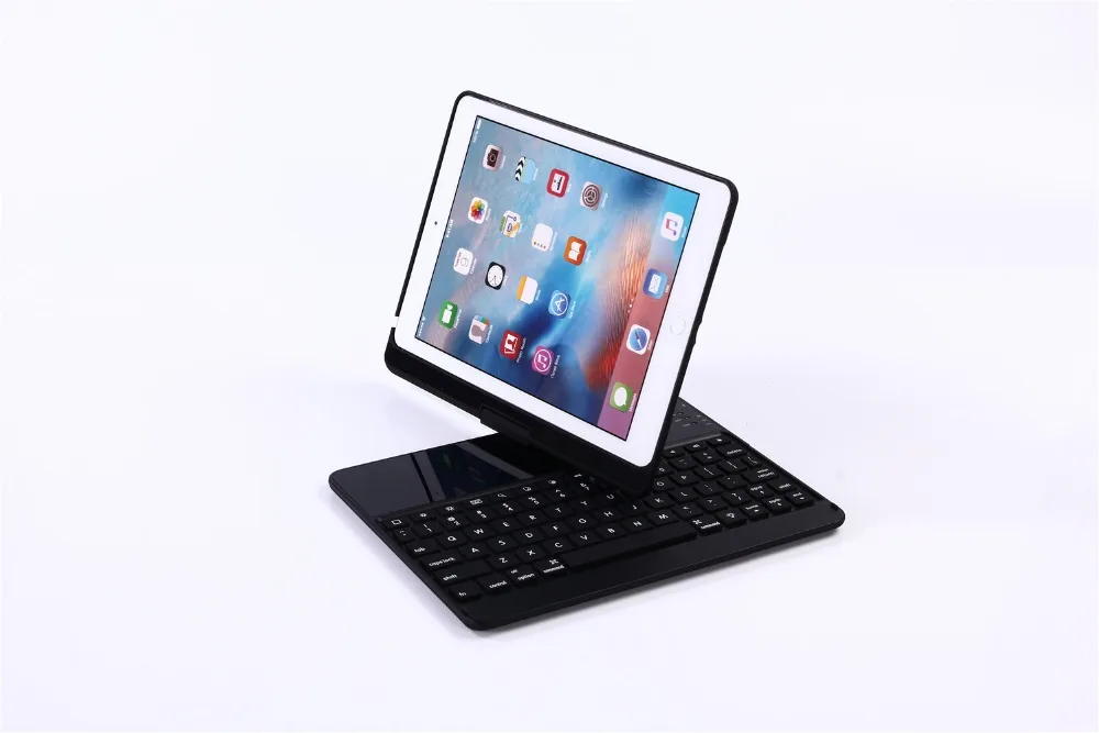 Пластиковый защитный чехол с Bluetooth клавиатурой 360 градусов подставкой для iPad Air 1 2
