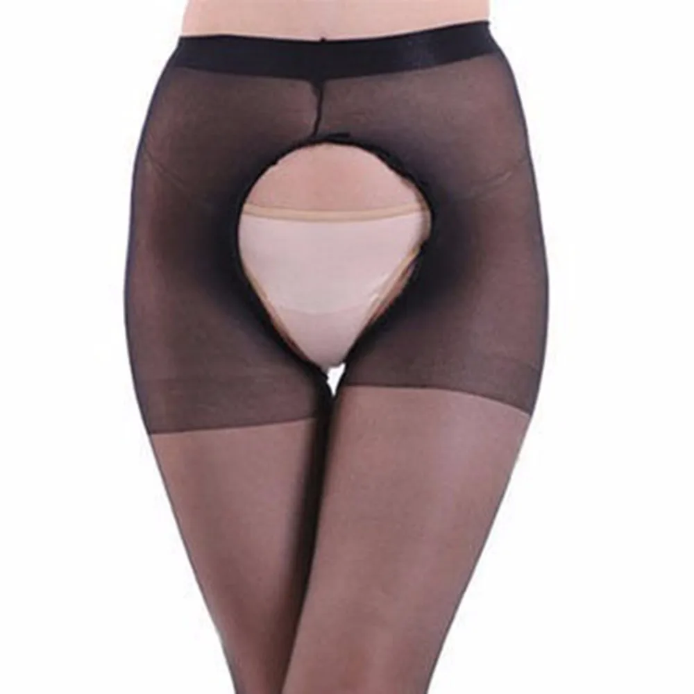 

Sexy Women Open Crotch Tights Crotchless Pantyhose Fetish Collant Fantaisie Femme Ouvert Soft Collants Ladies Panty Hose