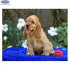 Женская Вышивка крестиком, британский Кокер-спаниель, 3d Алмазная вышивка 5d, алмазная живопись своими руками, мозаичная наклейка