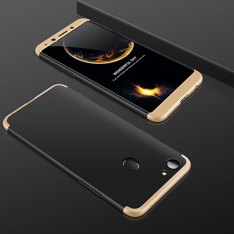 Чехол с защитой на 360 градусов для OPPO F5 чехол F5 с закаленным Стекло класса люкс Пластик чехол для OPPO F5 F 5 сумка для телефона
